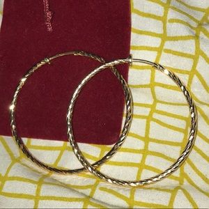 Gold Hoop Earrings